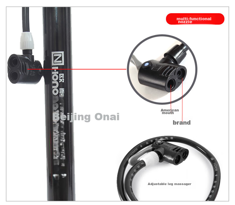 HONOR N High-Pressure Air Pump for Bicycles, Portable Home Use, Mountain Bike, Car, Electric Motorcycle, Basketball, Bicycle Accessories 8