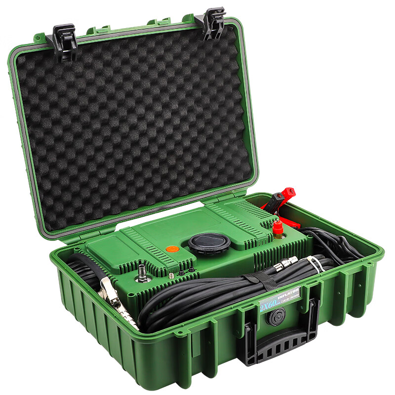 Kulaipu High-Power Dual-Cylinder Car Air Pump Inflator for Trucks, Off-Road Vehicles, RVs, And Off-Road Use 1040-2