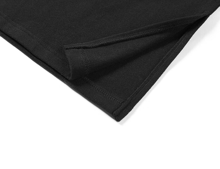Dme [De Rong Warm T-Shirt] 2025 Spring And Autumn Basic Wear, Side Slit Hem Base Layer for Wome 20