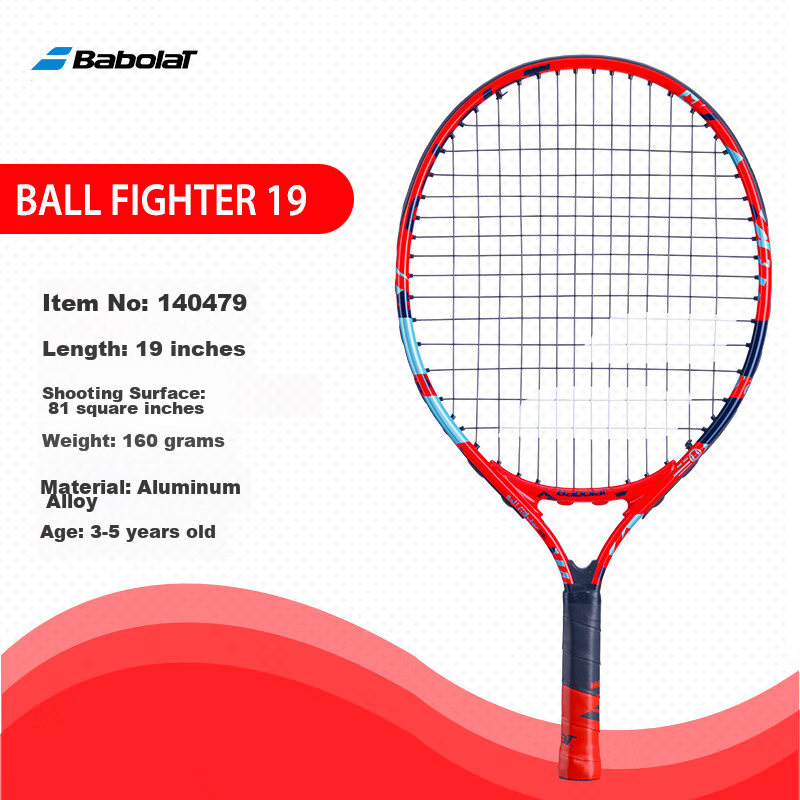 Babolat Children's Tennis Racket, Elementary School Student Toy, Beginner's 19-Inch Stringed Tennis Racket