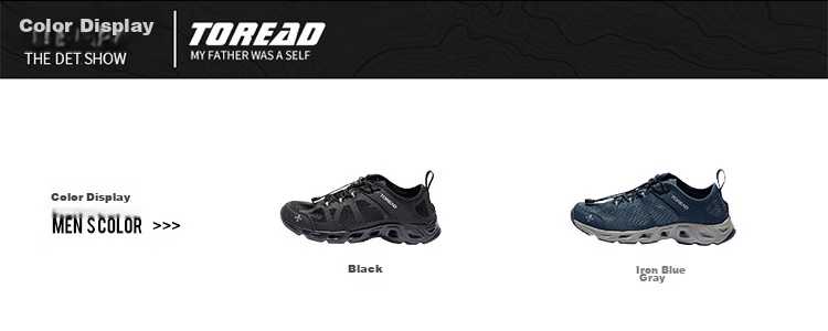 TOREAD Stream Trekking Shoes, Spring And Summer Men's Outdoor Non-Slip Wear-Resistant Breathable Water-Permeable Quick-Drying Beach Sandals, TFEECM81932 7