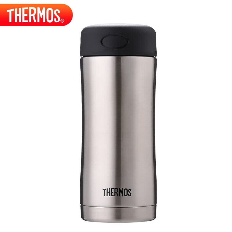 Термос THERMOS JCG-400, 400 мл, нержавеющая сталь, для бизнеса и офиса, цвет серебристый