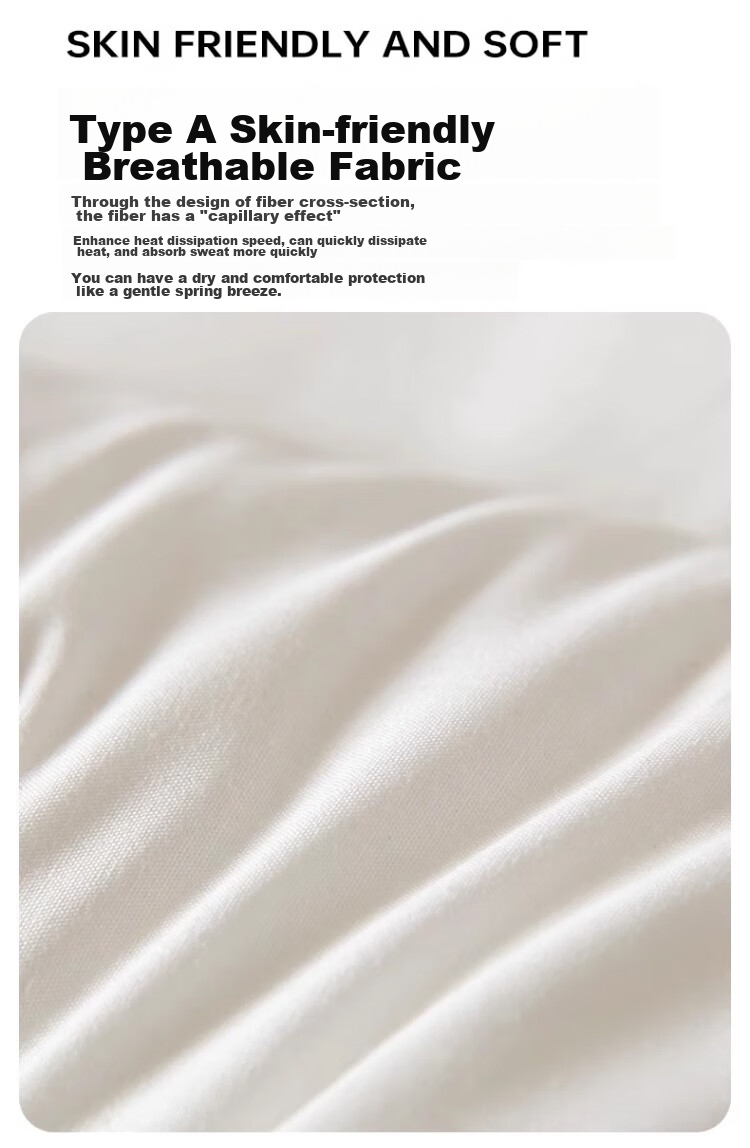MINISO Star-Rated Hotel Grade Class A Antibacterial Mattress Pad, Soft Bed Mat, Double Bed Pad for 1.8x2 Meter Bed 6