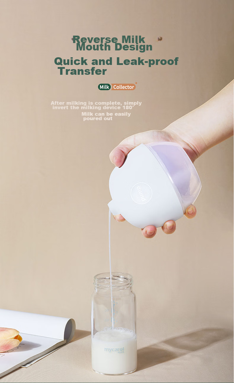 MyCarol Wearable Hidden Breast Pump, Hands-Free Manual Breast Pump, Milk Shield, Anti-Leakage, Single Pack BP-A11 8