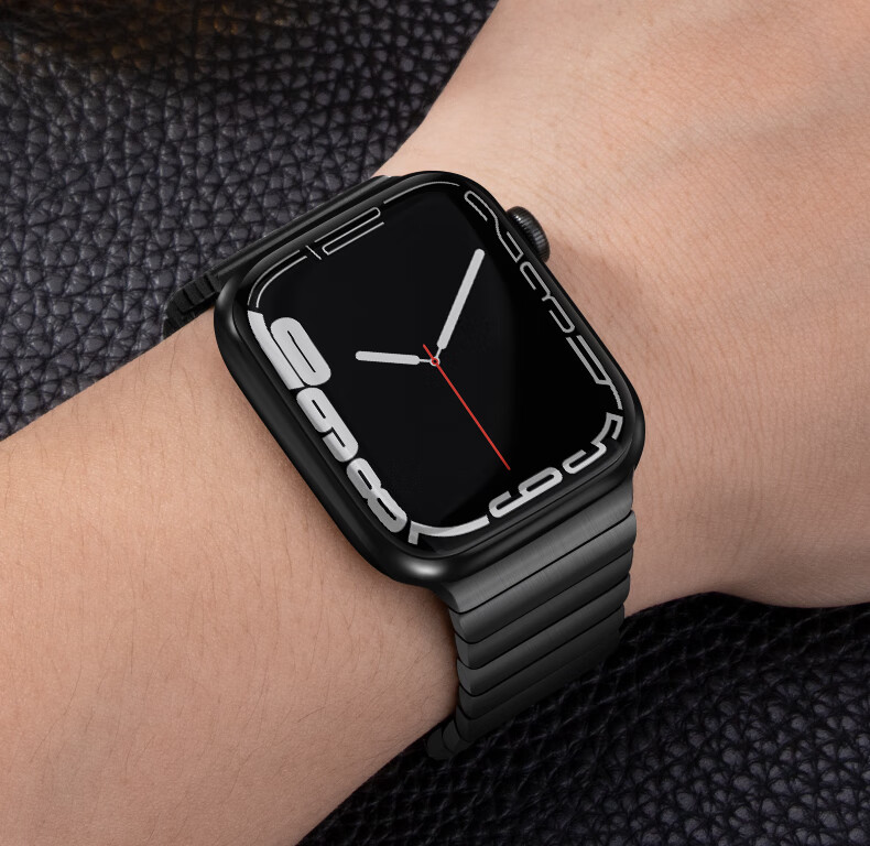BHO Compatible New Apple Watch Band, Metal Chain Strap for Apple Watch S12/S11, Stainless Steel Watchband for IWatch S10/9/8/SE3/Ultra4/3 9