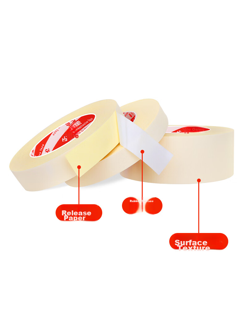 Mileqi High Viscosity White Acrylic Electrical Tape for LCD Screen Wiring, Phone Repair, Earphone Data Cable Repair, Tear-Away Insulation Tape, 12MM Wide * 30M Long [3 Rolls] 9