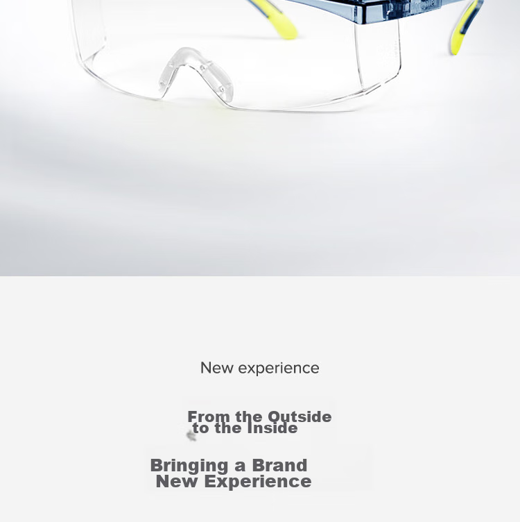 Honeywell Safety Goggles 100300S200A, Crystal Blue Frame with Clear Lenses, Anti-Fog, Cycling Glasses 4