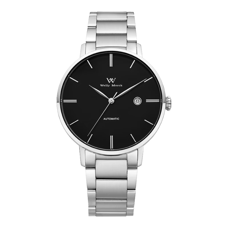 Welly Merck Swiss Brand Watch, Men's Simple Mechanical Watch, Birthday Gift
