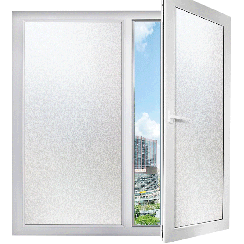 Quatrefoil Frosted Glass Film with Adhesive for Office Doors, Windows, And Bathroom Windows, 50*200cm