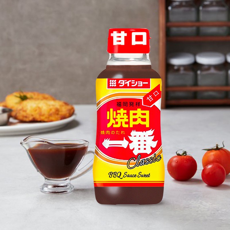大逸昌日本进口 一番甘口烤肉酱蘸料240g 甜口烤肉汁 烧烤腌制调味酱料 