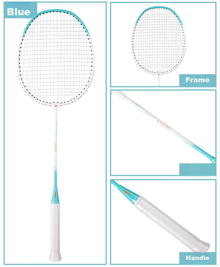 DHS Badminton Racket Pair Set for Training And Competition, Deep Groove Rackets, 2 Pieces EG120 with Shuttlecocks And Grip Tape 11