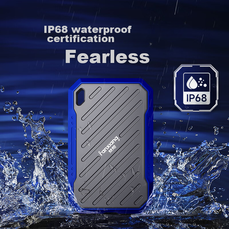 FANXIANG 1TB Portable Solid State Drive (PSSD), Type-C, Direct Connection for IPhone 16 Pro Max, IP68 Triple Protection, External Hard Drive for Computer PS2100