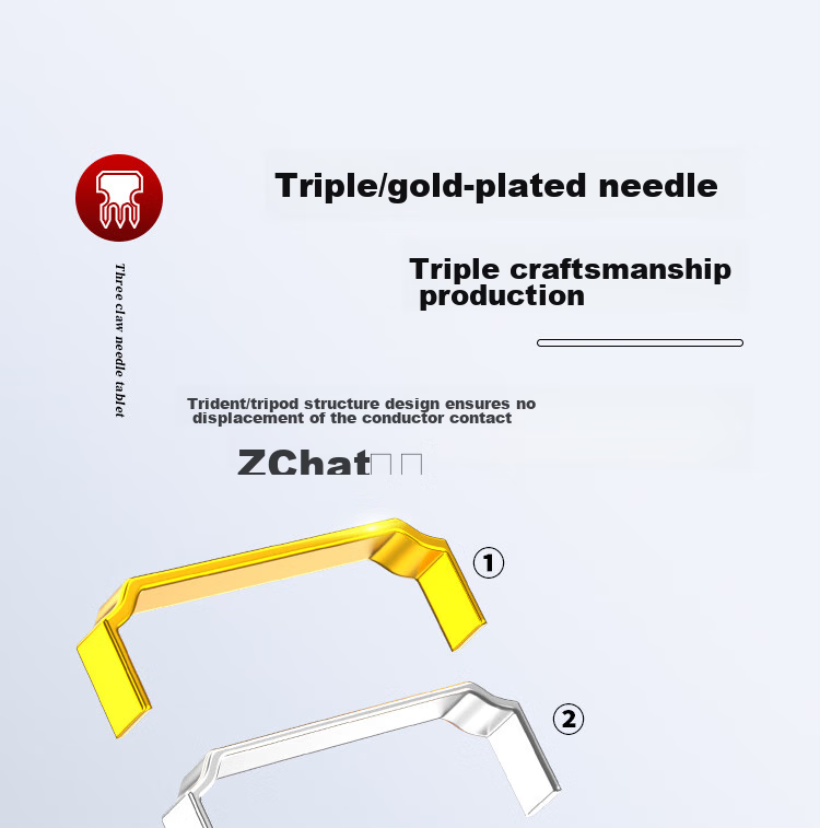 AMPCOM Crystal Head, Copper Shell Gold-Plated 3U Cat5e Network Cable Connector, 10 Pieces, RJ45 Gigabit Network Monitoring 8P8C High-Speed CAT5e Computer Connection Head AMC5E010H 6