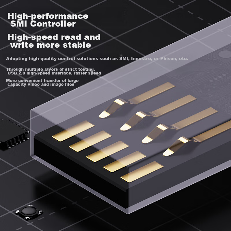 USB-флеш-накопитель BIAZE UP014, 8 ГБ, USB 2.0, серебристый
