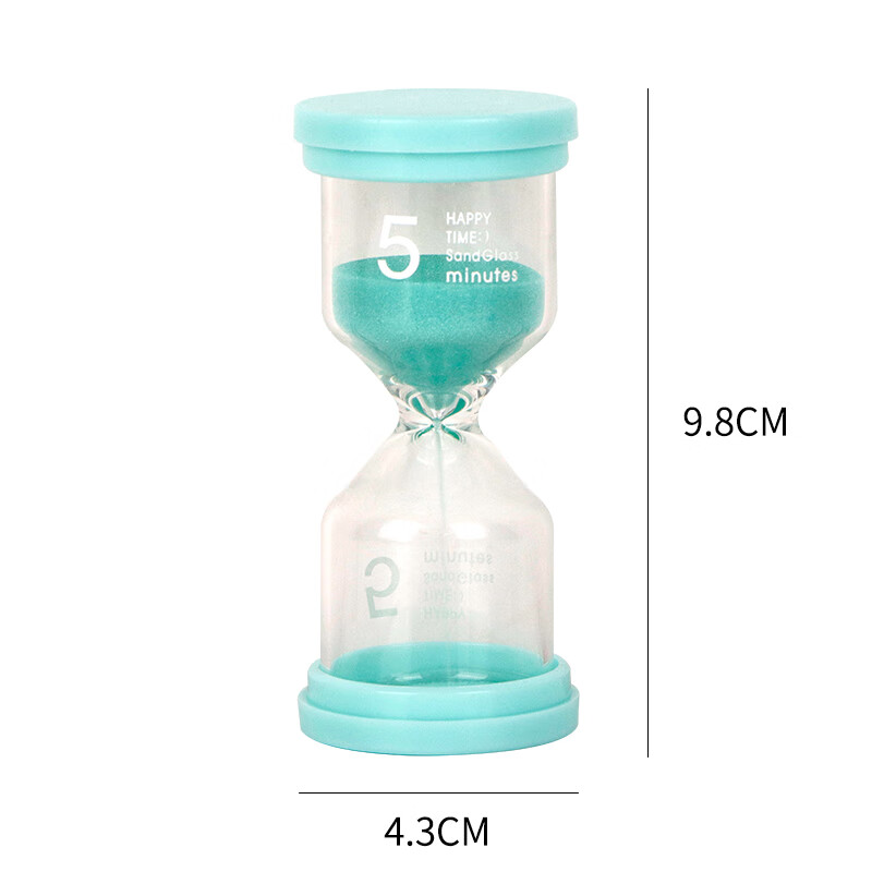 Jidukongjian Creative Macaron Sandglass Ornament, 5-Minute Timer, Graduation Season Birthday Gift, Study Prize, Stationery