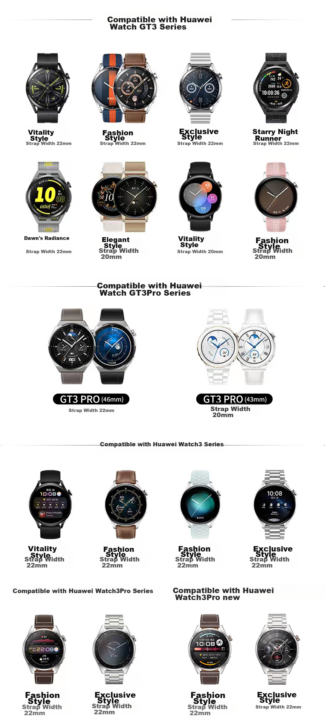 Watchbond Titanium Metal Strap Compatible with Huawei Watch Ultimate 2, GT7 Pro/6 Pro/Watch6/6 Pro/5/GT7/GT6/5/4, All-Titanium Metal Men's Watch Band 13