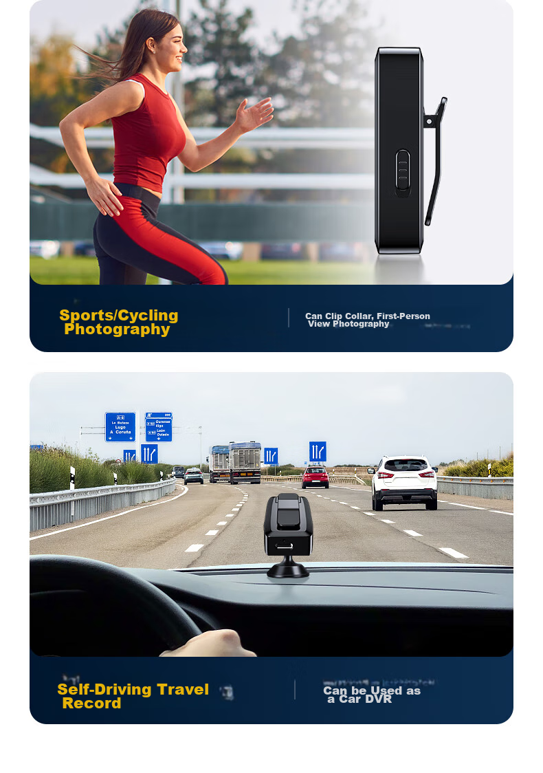 Yescool Camera S8, 32GB Action Camera, 14MP Photo And Video Recorder, Long Standby Time, Large Capacity, for Meetings, Training, Negotiations, Evidence Collectio 9
