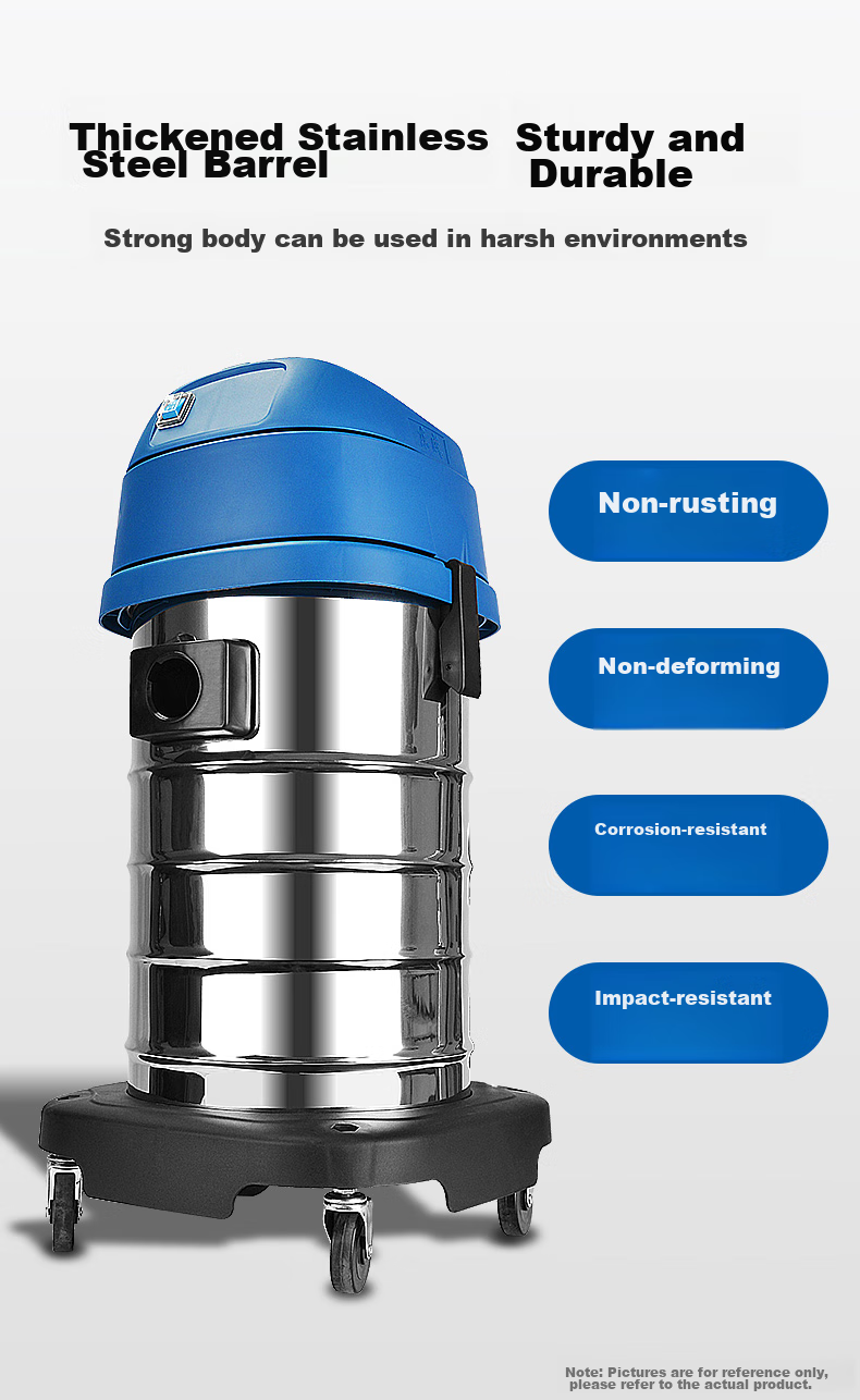 Dongcheng Dual-Purpose Dry And Wet Vacuum Cleaner FF-1W Industrial-Grade Barrel Vacuum Handheld High-Power Electric Tool 7