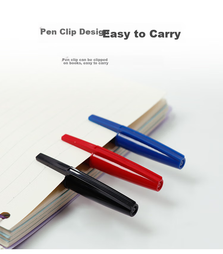 ZEBRA Rubber Barrel Ballpoint Pen, 0.7mm Bullet Tip, Medium Oil Pen, R8000, Blue, Pack of 10 6