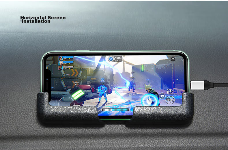 Dijialun Adjustable Width Car Phone Holder, Movie And TV Entertainment Navigation Car Phone Mount, Center Console Seat Backrest Armrest Box Car Door Phone Stand 8