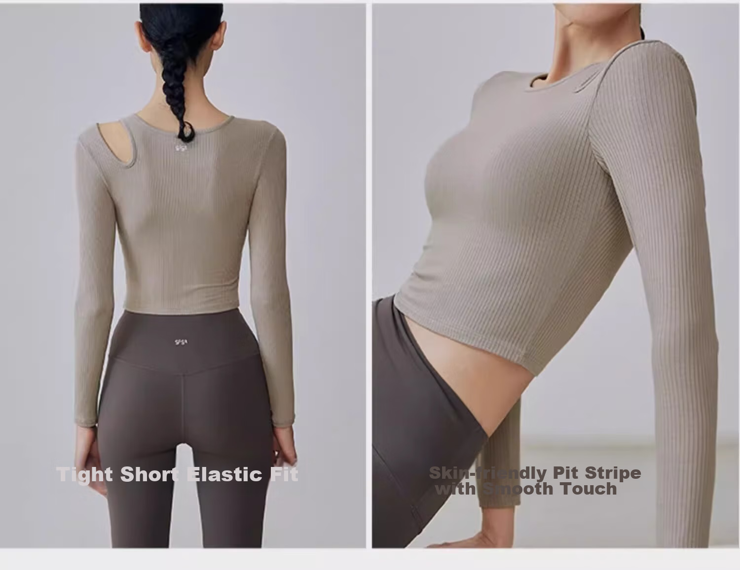 Gigt Sports Long-Sleeve T-Shirt Yoga Wear for Women, Autumn Fitness Training Top with Chest Pads, Pilates And Running Workout Shirt 38