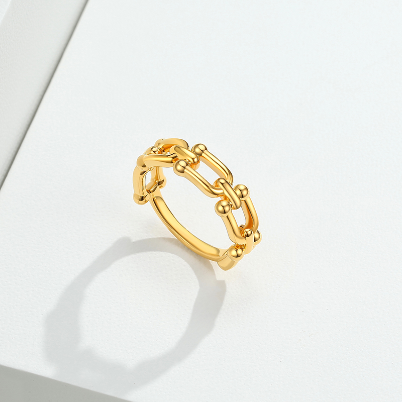 潮宏基chjjewellery御范系列曼足金黄金戒指女款定价srg3000505313号