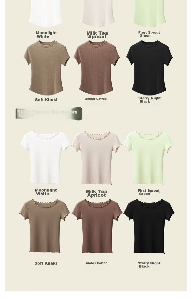 MONTAGUT Modal Cotton Undershirt for Women, Slim-Fit Thin Short-Sleeve White Top, Stylish Basic Base Layer for Autum 20