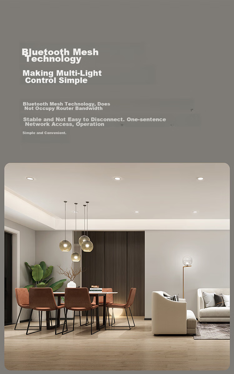 MIJIA Xiaomi LED Smart Bulb Bluetooth MESH Version, Xiao Ai Control, Home Use Globe Light Bulb, Adjustable Brightness And Color Temperature, 4.5W 7