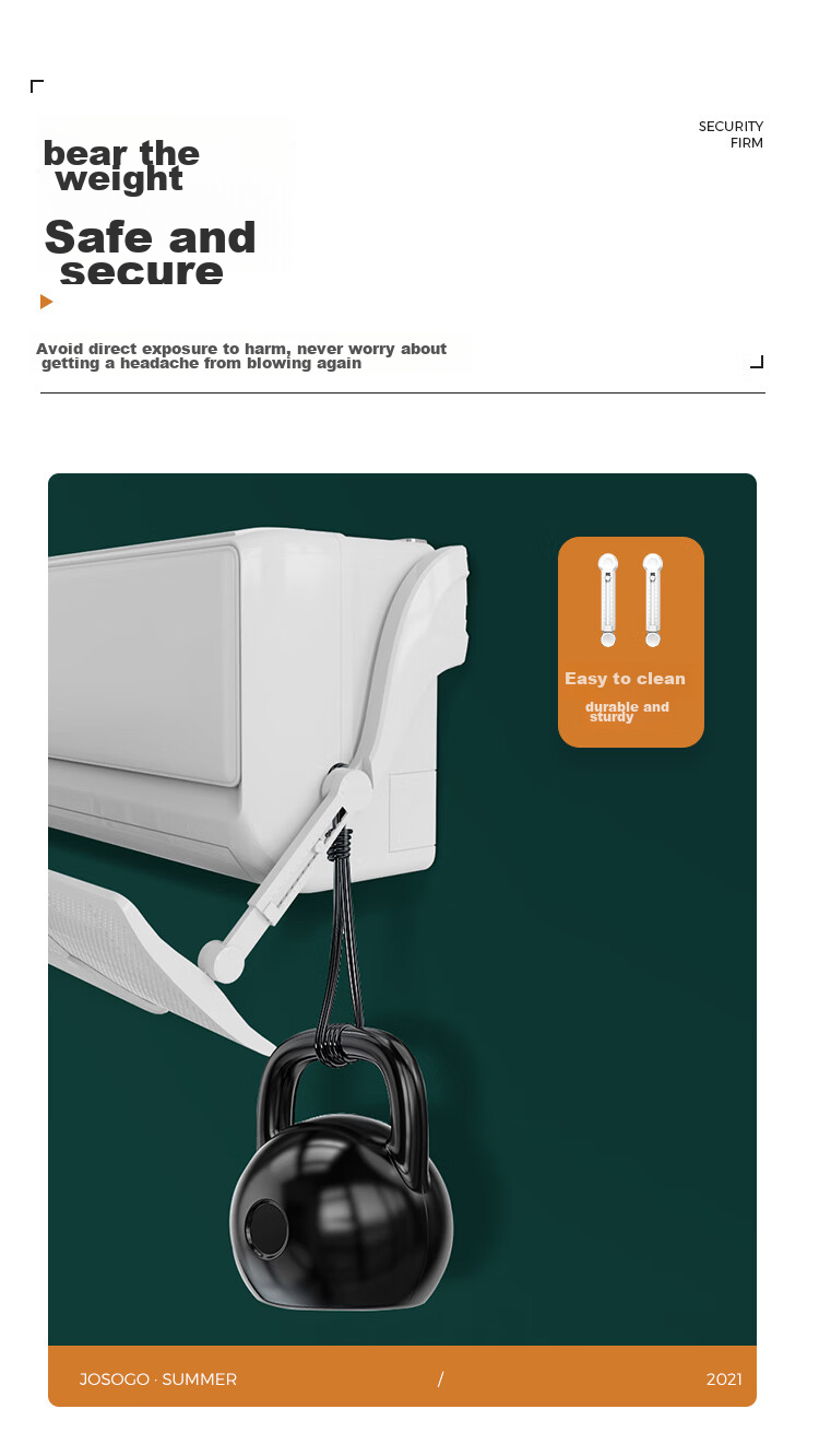 Yeebarle No-Drill Air Conditioner Wind Deflector, Anti-Direct Blowing Wall-Mounted Air Conditioner Shield, Maternity Postpartum Windproof Cover, Zunyu 5501 13
