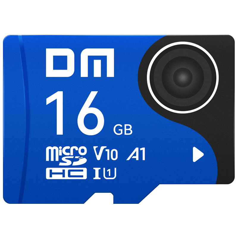 DM Daimai 16GB TF (MicroSD) Memory Card Blue Card C10 Dash Cam Dedicated Surveillance Camera Memory Card Compatible with Xiaomi 360 Lingdu Didingpai