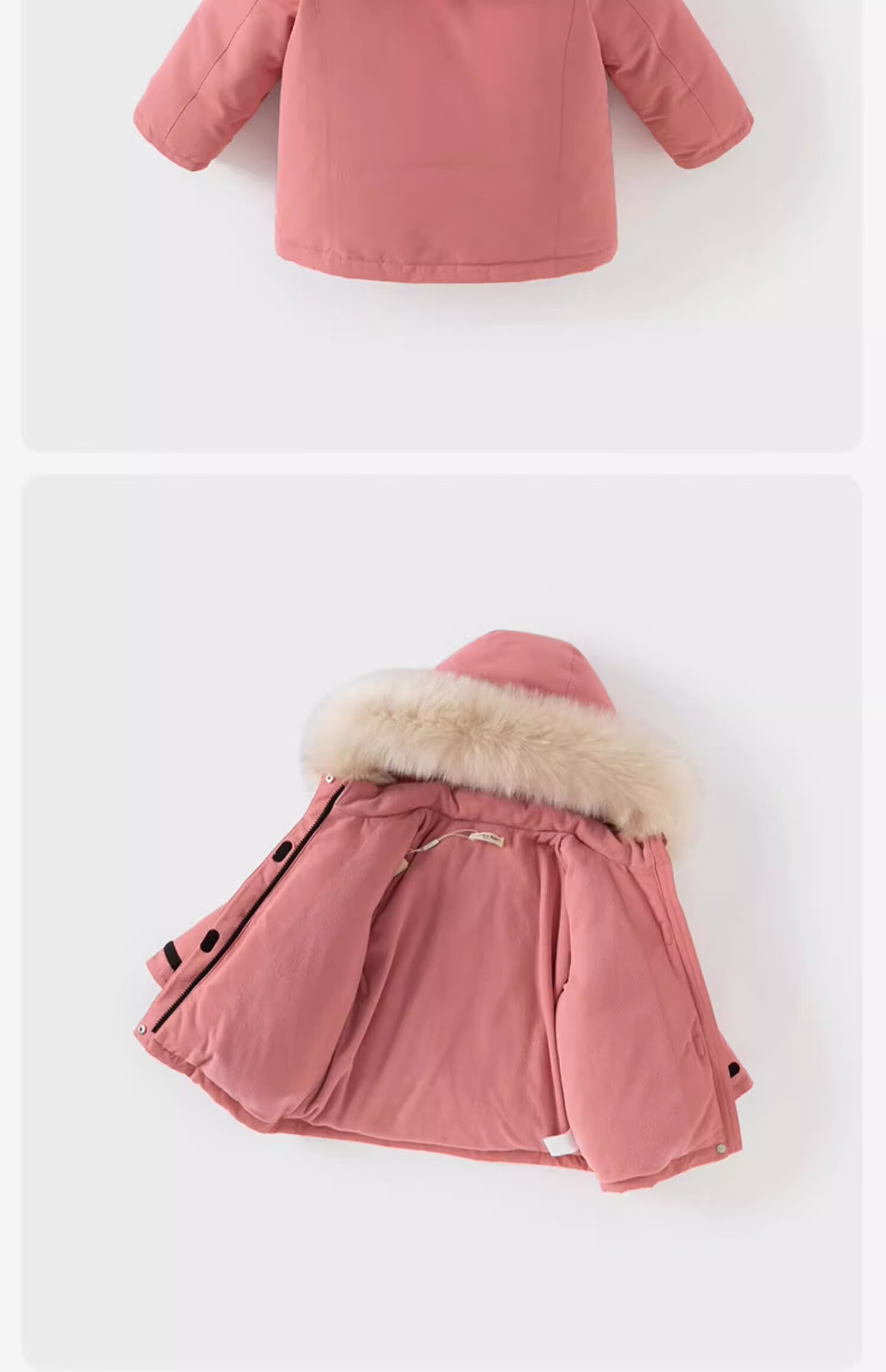 DAVE & BELLA Pompom Down Kids' Warm Winter Jacket Boys and Girls Baby Outerwear 32