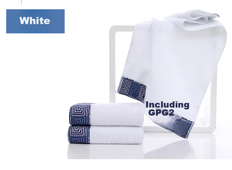 Hengyuanxiang Pure Cotton Thickened Absorbent Towel And Bath Towel Set of Three Pieces for Men And Women, One Face Towel And Two Bath Towels 7