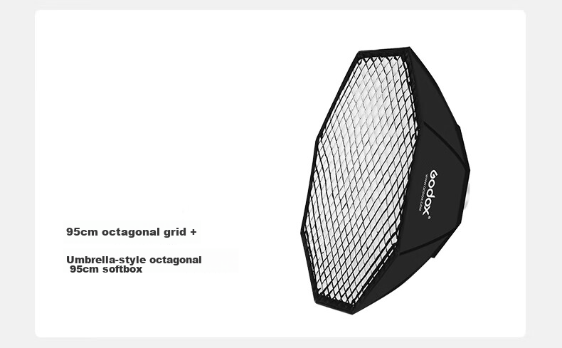 AMBITFUL 50*70cm Single Grid Square Softbox, Grid Egg Basket Honeycomb Softbox Light Control Accessory 13