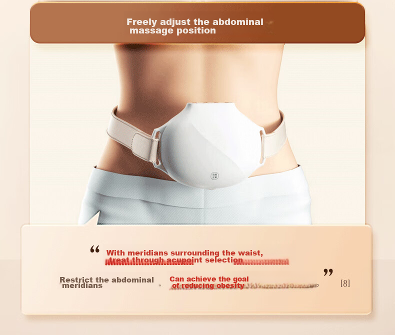 Keaiyuansu Small Suspended Pot, Stone Abdominal Massager, Automatic Stomach And Intestine Massager, Automatic Belly Kneading Device, Peristaltic Weight Loss Aid, Bowel Movement Promoter 24