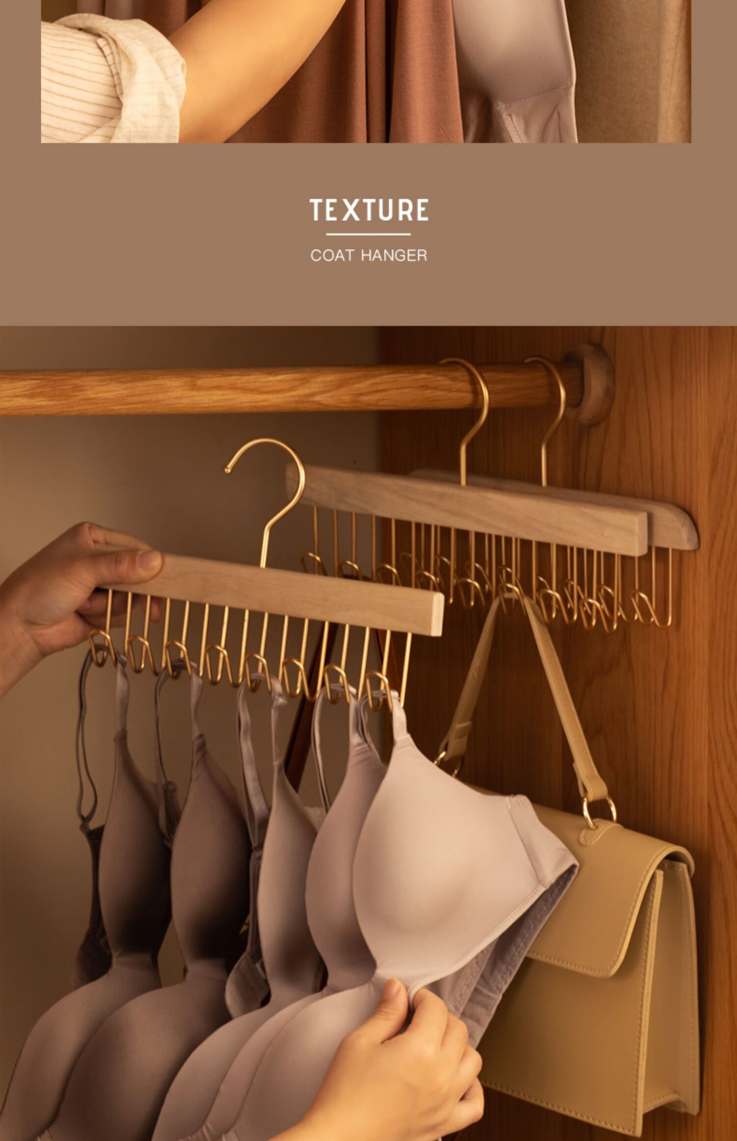 Fan Ye 20-Clip Multi-Head Clothes Hanger Baby Hanger Windproof Non-Slip Underwear Hanger Dormitory Multi-Functional Drying Rack 5