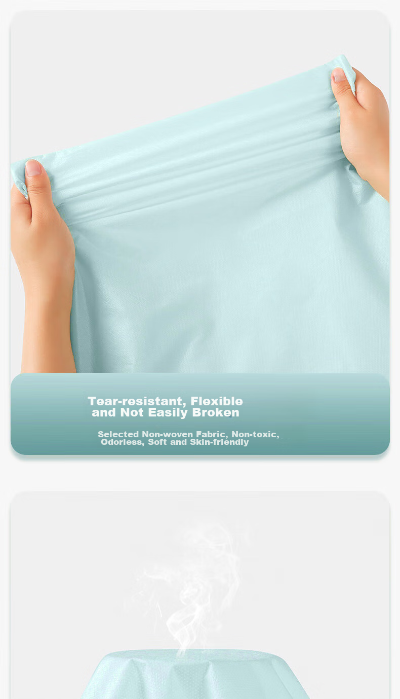 Lehuolvxing Disposable Bedding Set, Hotel Bedding, Bedsheet, Duvet Cover, Double Bed Cover, Thickened Anti-Dirt Bed Cover for Travel 11