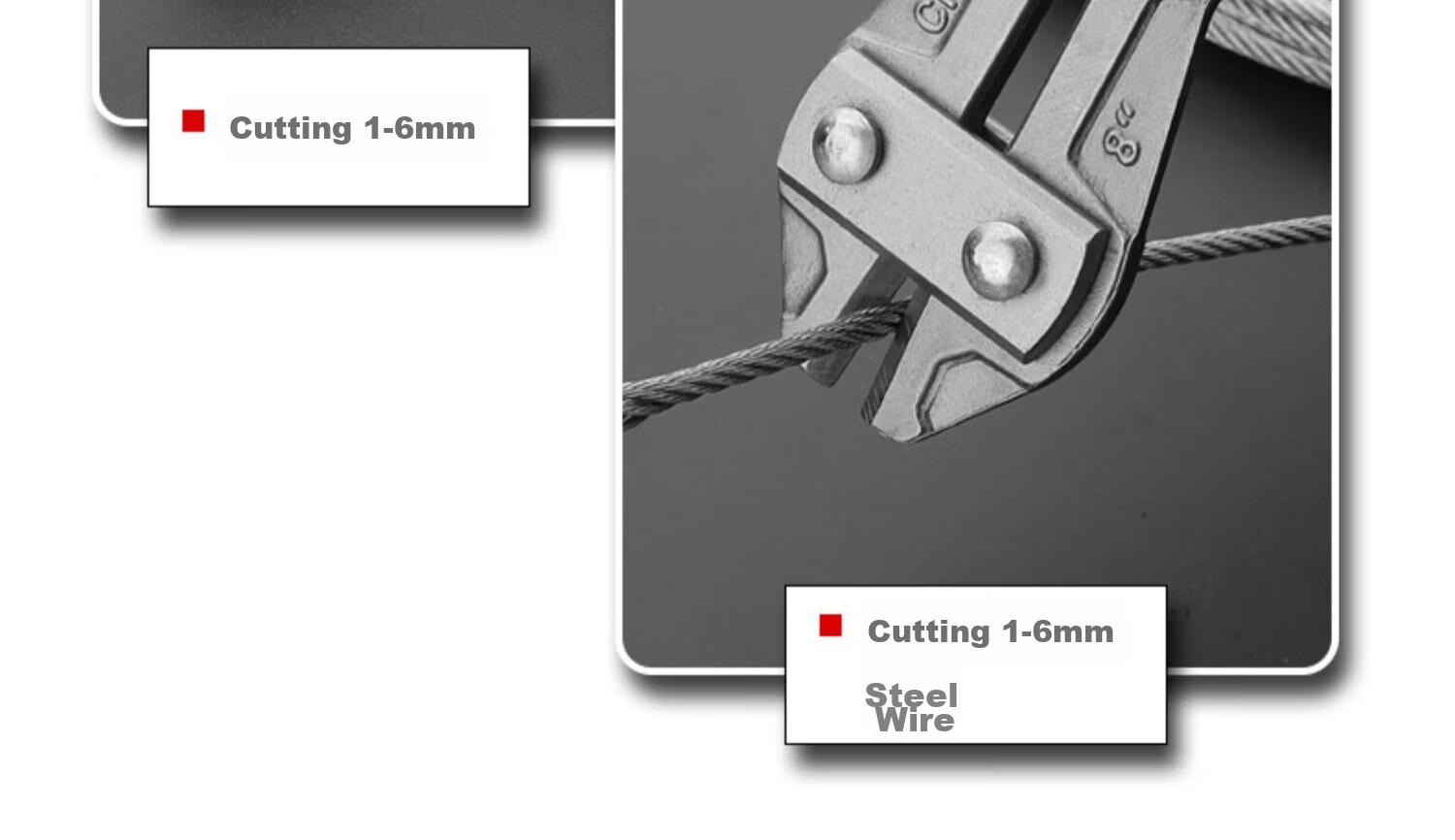 GREENER Household Rebar Cutter, Wire Cutter, Special Pliers for Cutting Iron Wire, Heavy-Duty Scissors, Lock Cutter, Wire Breaker Pliers 6