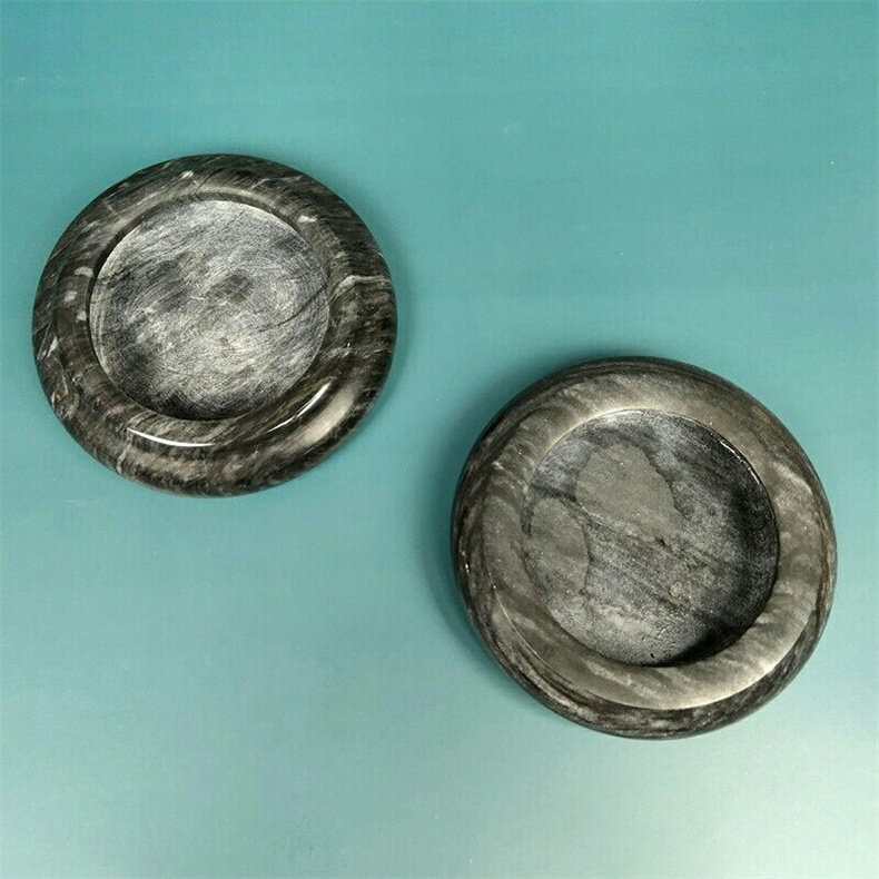 家里的装饰品 晶莹剔透玉石烟灰缸带盖子天然石头烟缸家居生活办公室