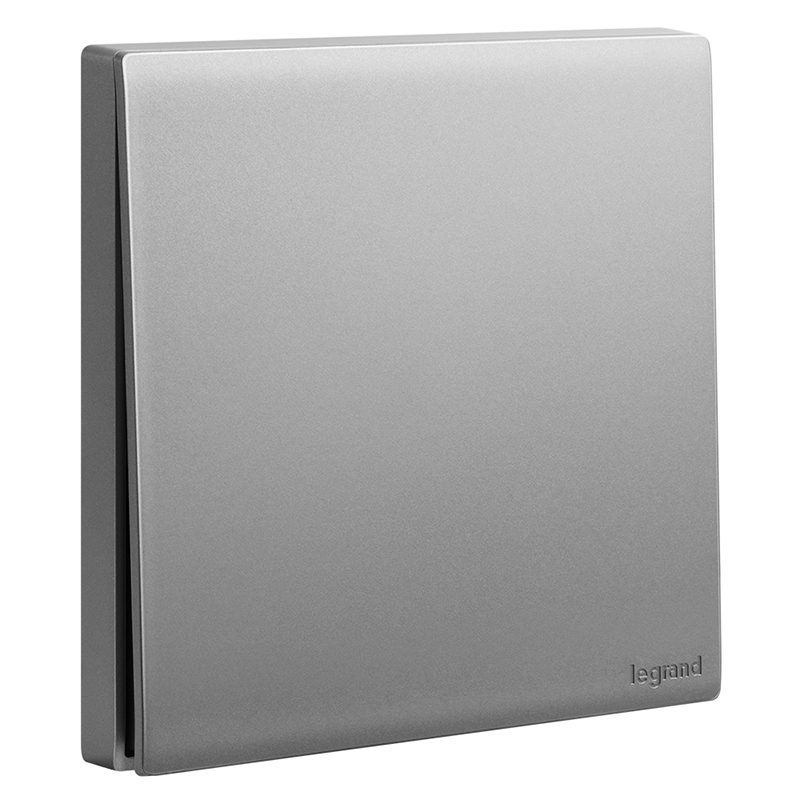 LEGRAND Switch Socket Panel, Jianyue Series Deep Sand Silver, 86-Type Wall Socket, Single Switch with Double Control