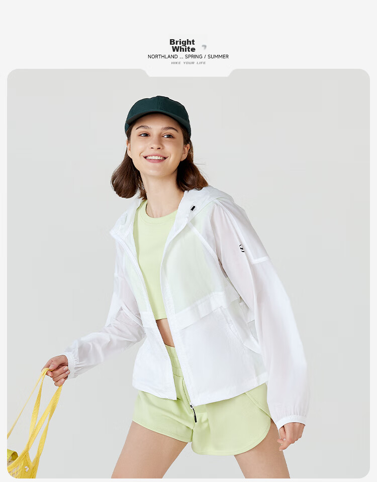 NORTHLAND Summer Outdoor Women's Cicada Wing Sunscreen Skin Jacket UPF50+ Lightweight Breathable Sun Protection Coat 17