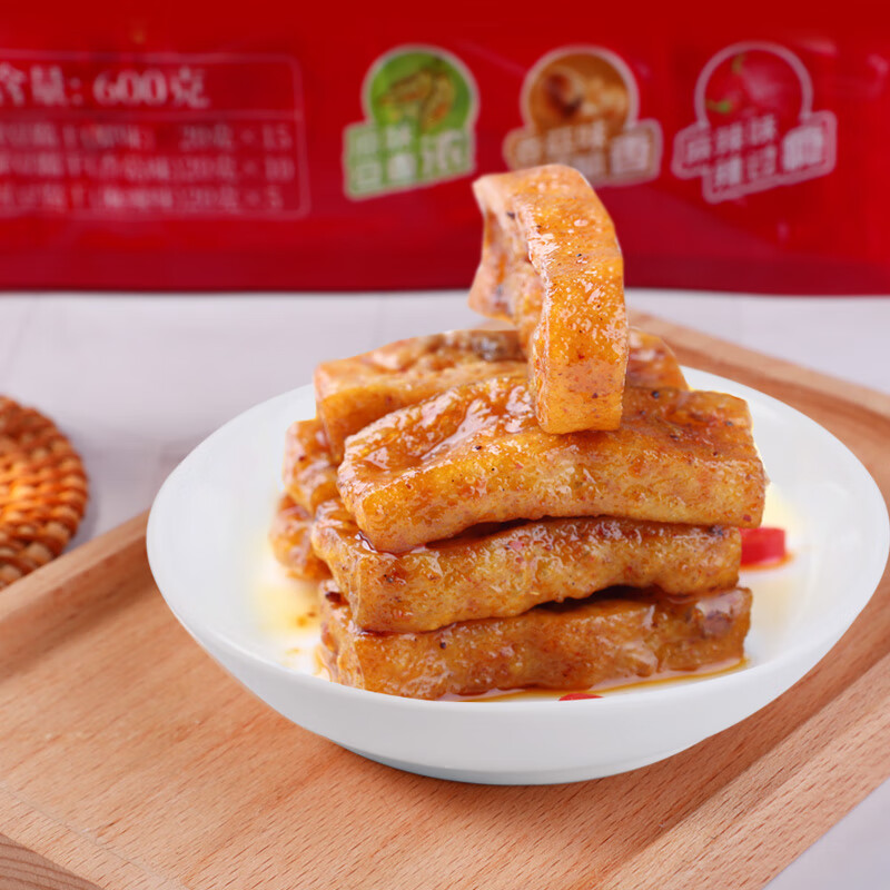 云仟味 云南石屏豆腐干600g豆干独立小包装休闲零食原味/香菇味/麻辣味