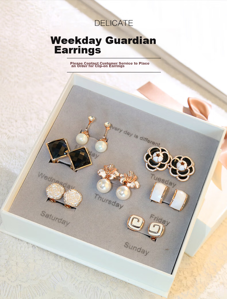 Dairuo 925 Sterling Silver Stud Earrings, Versatile And Trendy, Slimming Effect, Elegant Rose Design, Practical Birthday Gift for Girlfriend 1