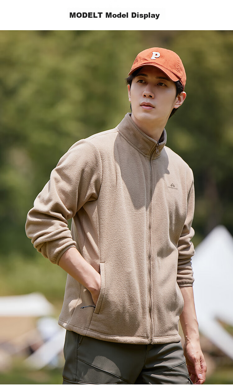 Pioneer Camp [300g Series] Fleece Jacket for Women, Spring And Autumn Casual Women's Jacket, Warm Fleece Inner Lining 9