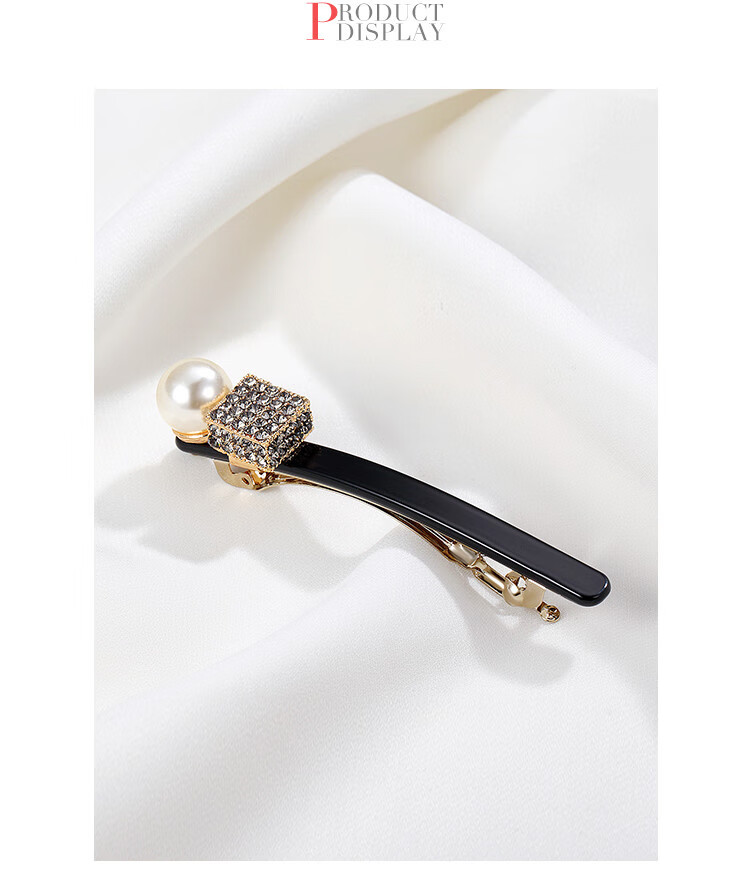 CHIMERA Youthful Classic Korean-Style Elegant Diamond Barrette Hair Clip for Women, Mid-Autumn Festival Gift 5