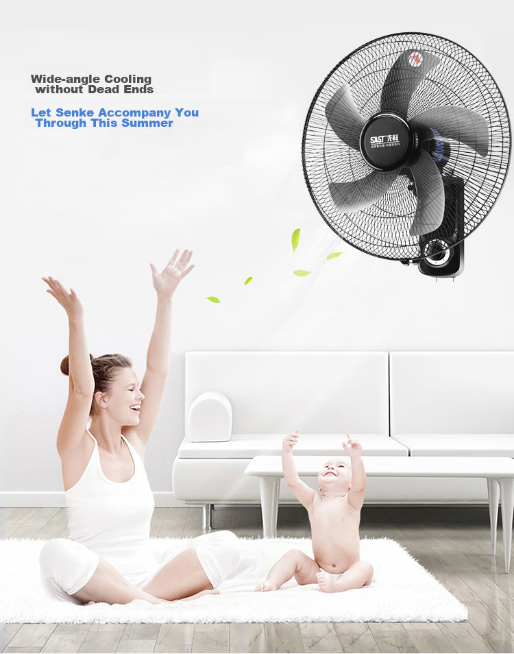 SAST Fan/wall Fan/18-Inch Five-Blade/wall Fan/electric Fan/AC Fixed Frequency/dining Room Dormitory Commercial High-Volume Fan FB-309 14