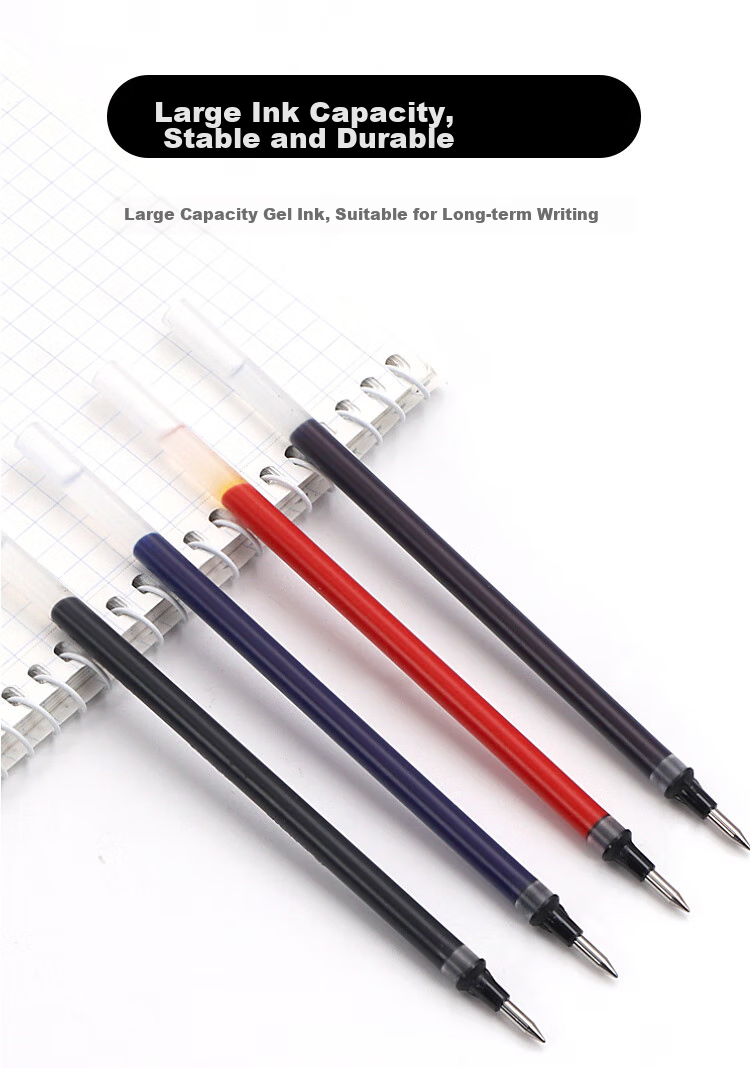 Uni Mitsubishi Ball UMR-5 Refill, 0.5mm Gel Pen Ink, Black Refill, Compatible with Signature Pens from UM-100 Series, Pack of 12 7