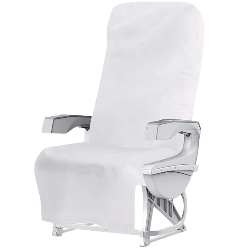 JOYTOUR Disposable Seat Cover, Train Sleeper High-Speed Rail Portable Anti-Dirt Dustproof Cover, Non-Woven Fabric Seat Protector, White