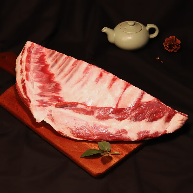 滩洋鲜生宁夏滩羊肉 原切羔羊排净重3斤 生鲜冷冻羊肉烧烤手抓清炖 散养羊