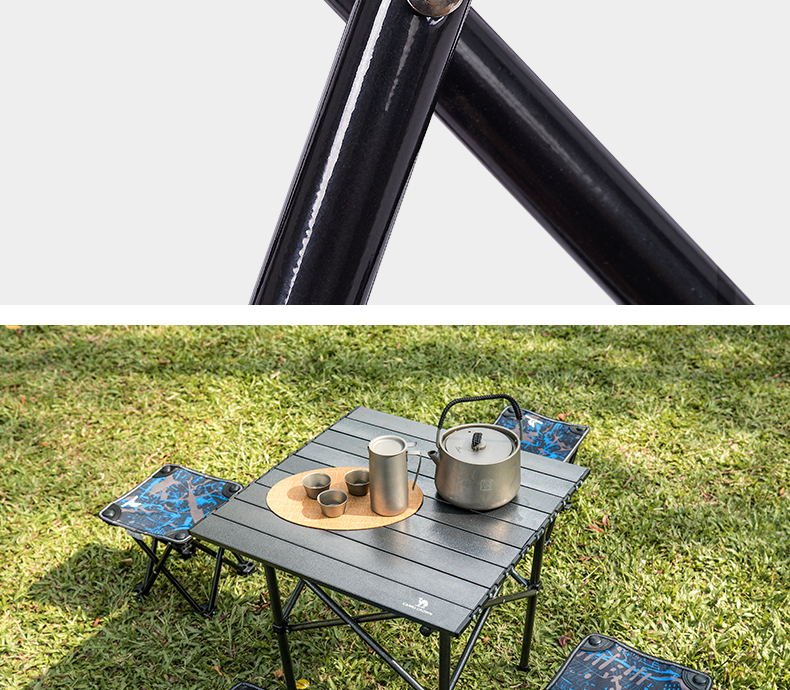 CAMEL Outdoor Folding Chair Camping Picnic Aluminum Alloy Stool Fishing Stool Art Sketching Small Folding Stool 173CA1F128 4