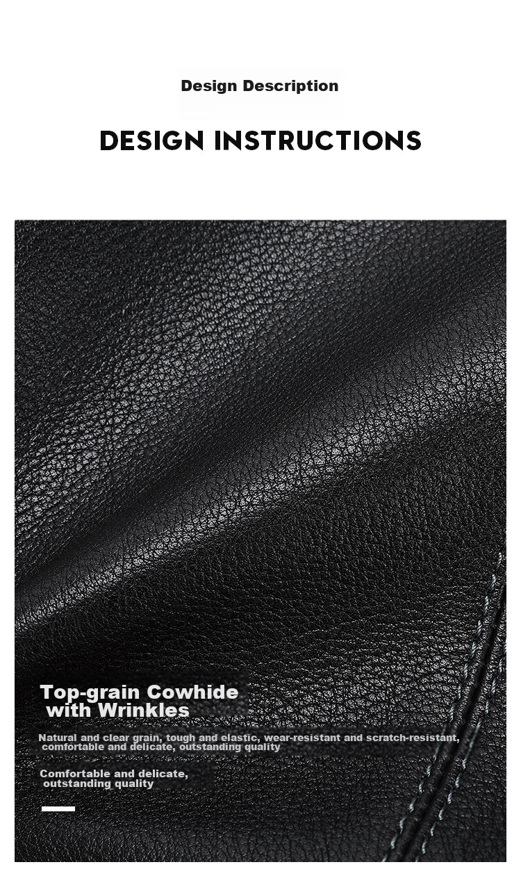 Goldlion Single-Shoulder Bag, Top-Grain Leather Crossbody Bag, Business Men's Bag, Vertical Style, Japanese Character Design, Birthday Gift 8
